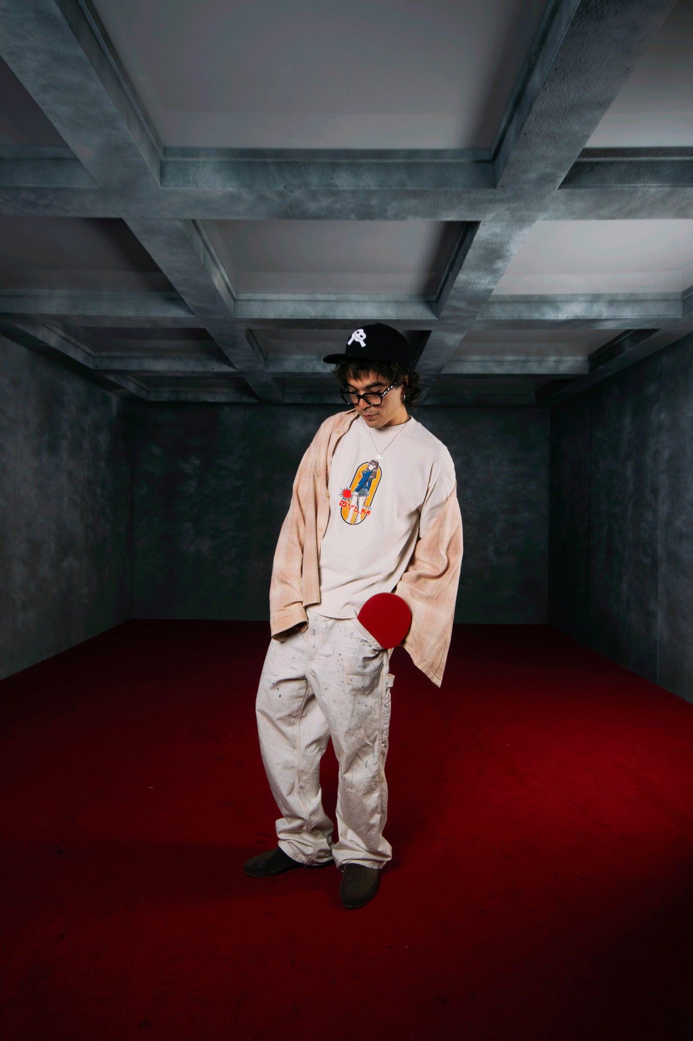 DYLM X ETHEREAL STUDIOS "VICKY YUBARI TEE" BEIGE
