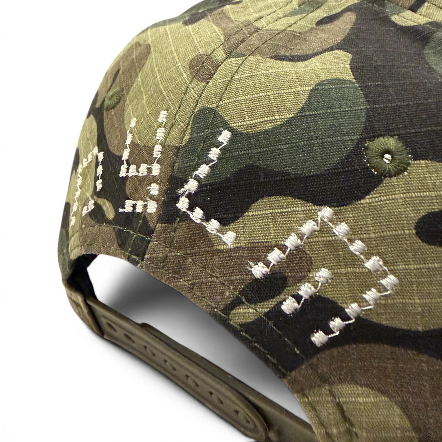 DISTRESED "RIPSTOP" CAMO HAT