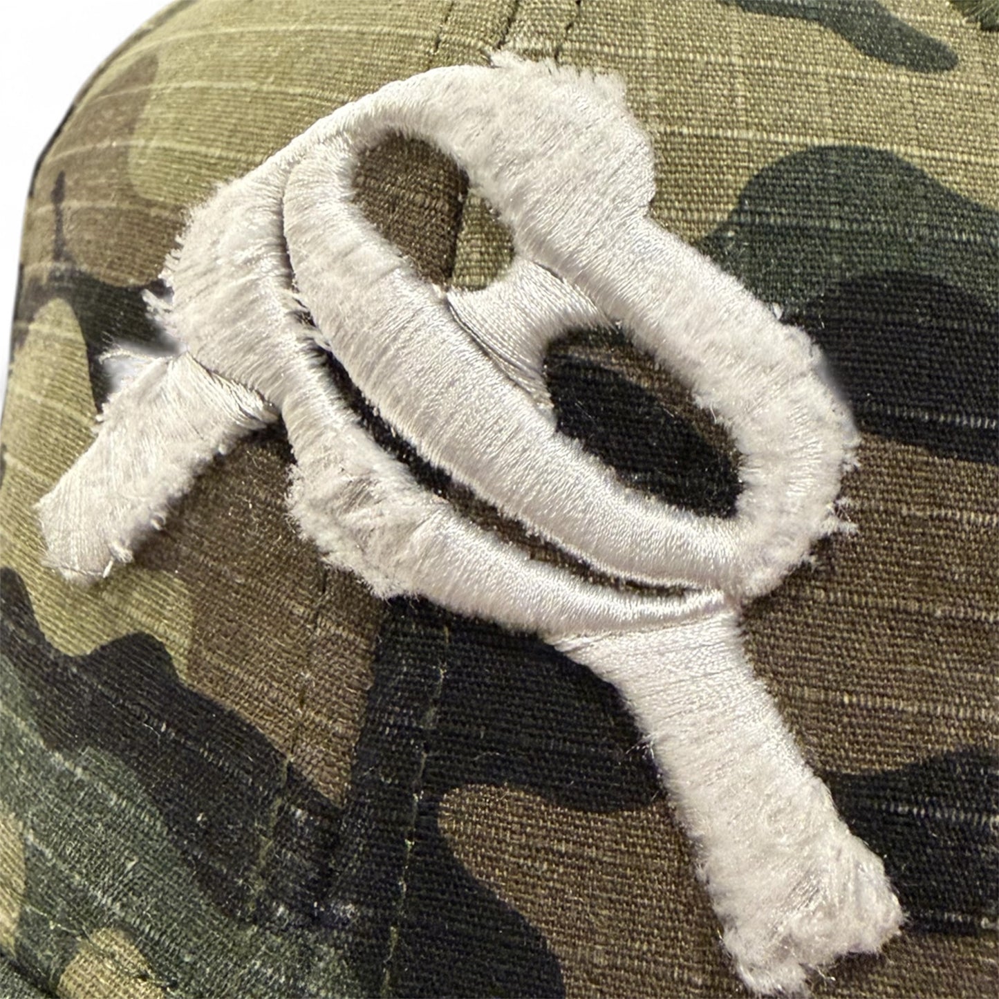 DISTRESED "RIPSTOP" CAMO HAT