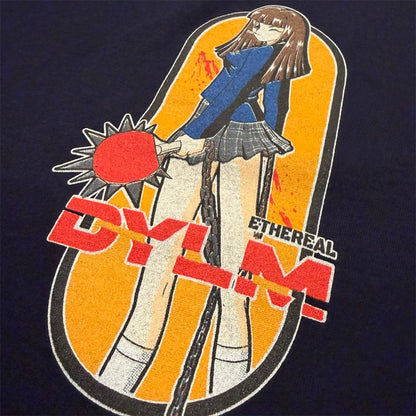DYLM X ETHEREAL STUDIOS "VICKY YUBARI TEE" NAVY
